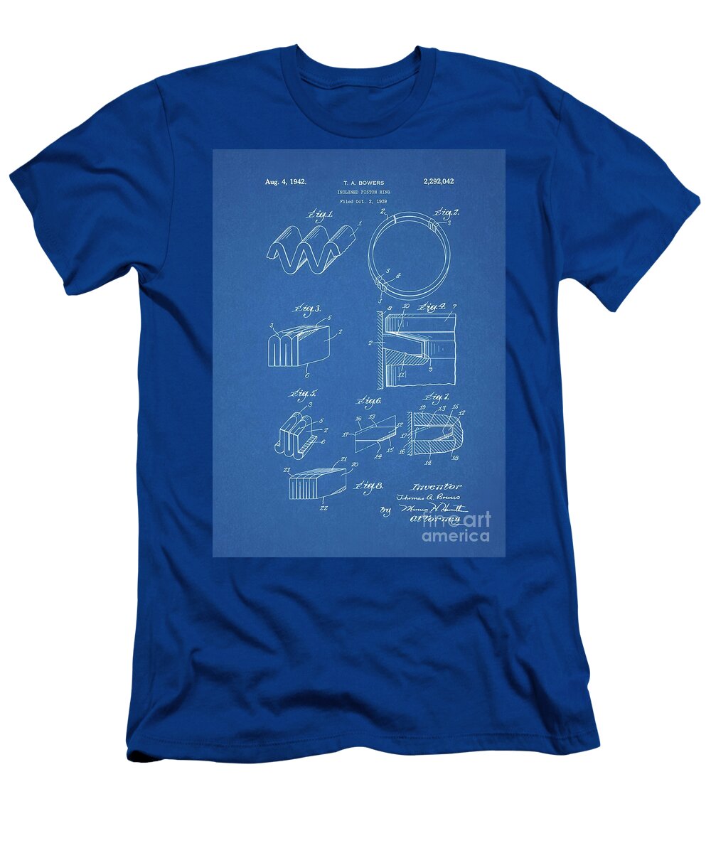 1939 Inclined Piston Ring Christian Hall T-Shirt