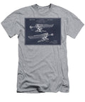 1939 Packard Radiator Cap Hood Ornament Blackboard Patent Print Greg Edwards T-Shirt