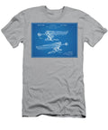 1939 Packard Radiator Cap Hood Ornament Blueprint Patent Print Greg Edwards T-Shirt