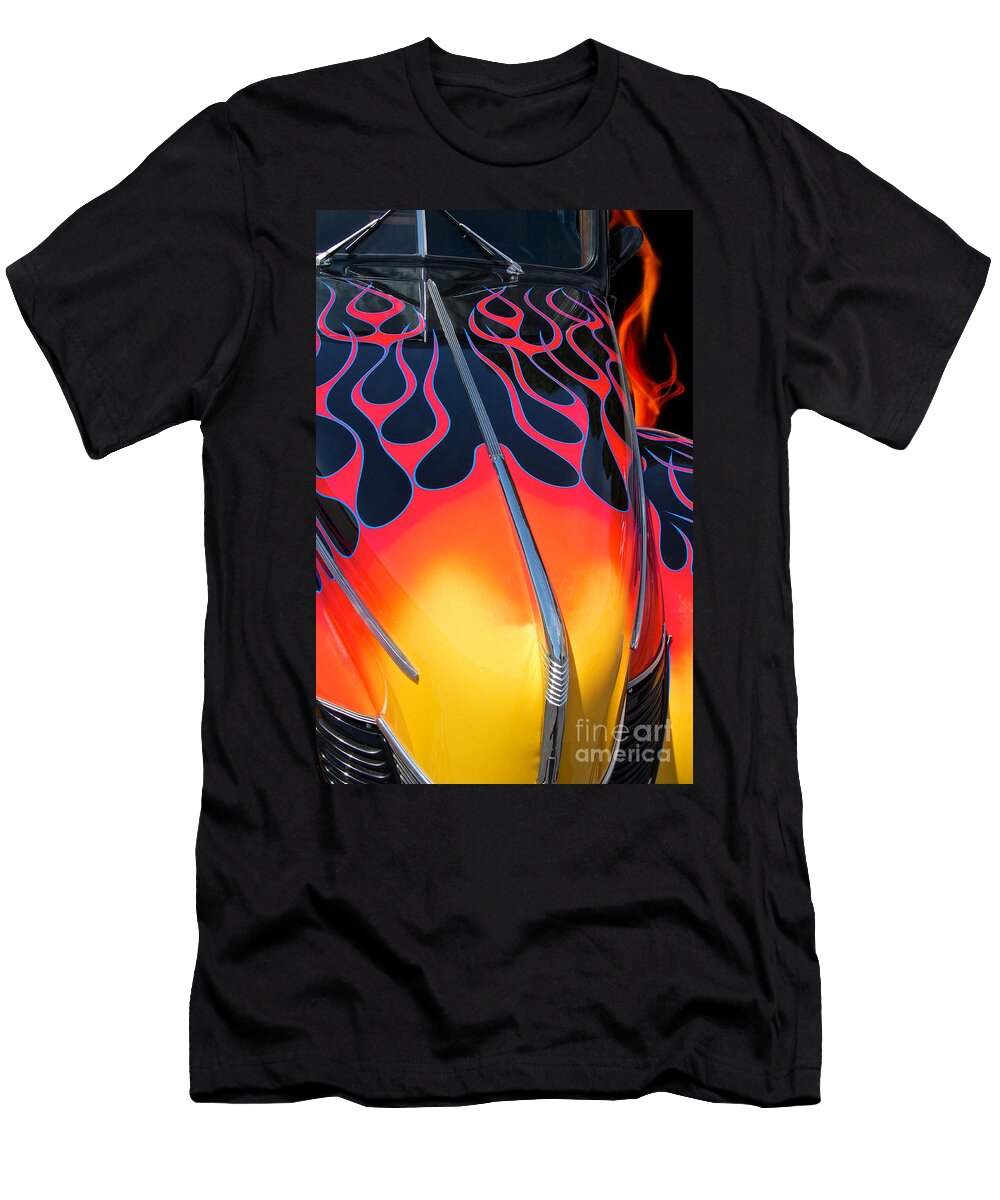 1940 Ford Fire with Fire Dave Koontz T-Shirt