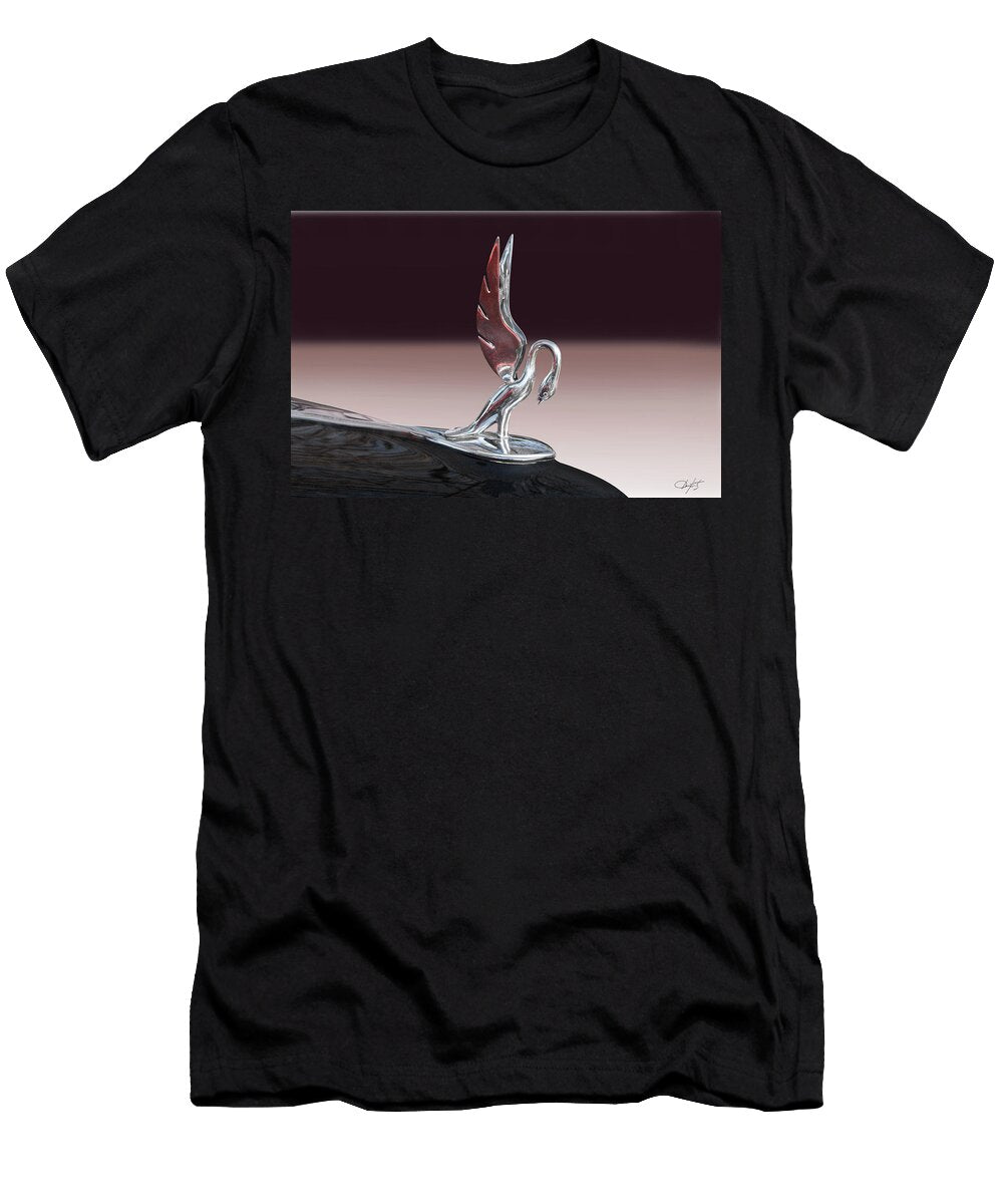 1940 Packard Super 8 Mascot Swan Song Dave Koontz T-Shirt