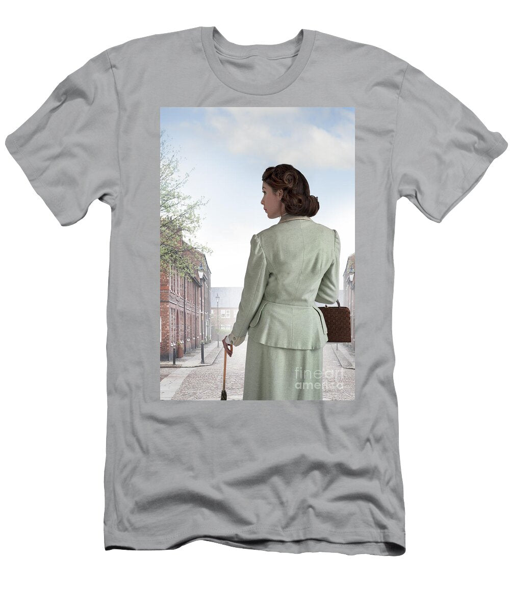1940s Woman in the Street Lee Avison T-Shirt