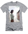 1940s Woman on a Cobbled Street Lee Avison T-Shirt