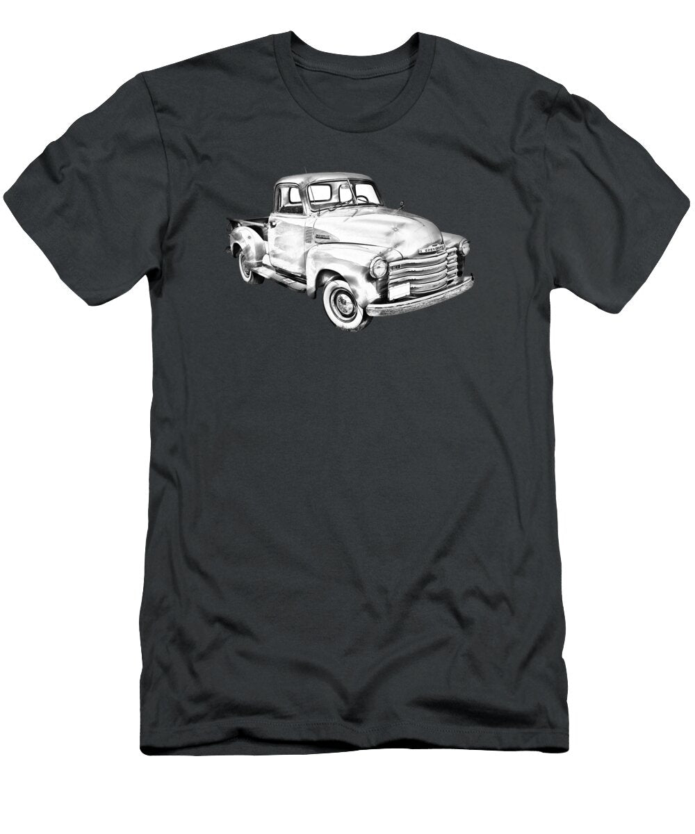 1947 Chevrolet Thriftmaster Pickup Illustration Keith Webber Jr T-Shirt