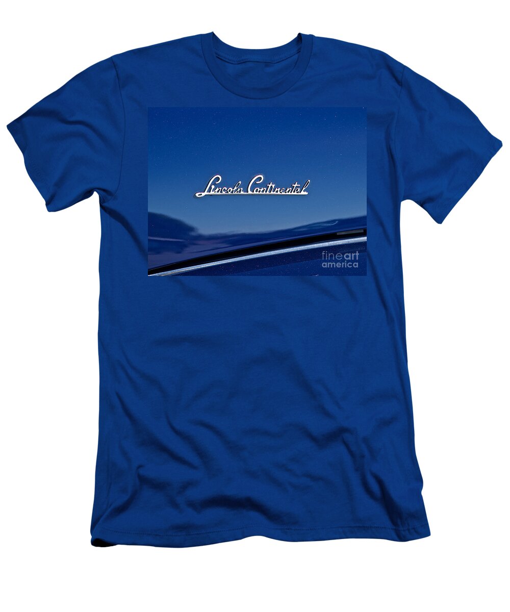 1947 Lincoln Continental Script Detail Dave Koontz T-Shirt