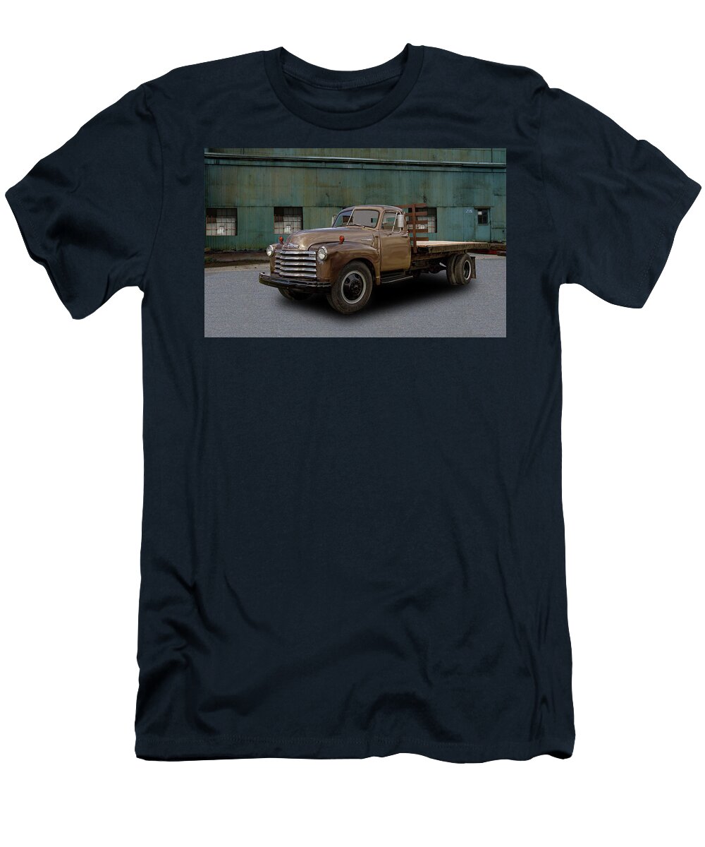 1948 Chevy Flat Bed Truck Nick Gray T-Shirt