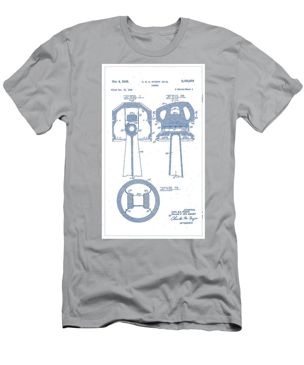 1949 Piston Patent Blueprint1949 Piston Patent Blueprint Celestial Images T-Shirt