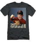 1950s 1960s Smiling Boy Pouring Syrup Vintage Images T-Shirt