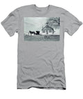 1950s Amish One Room Schoolhouse At Top Vintage Images T-Shirt