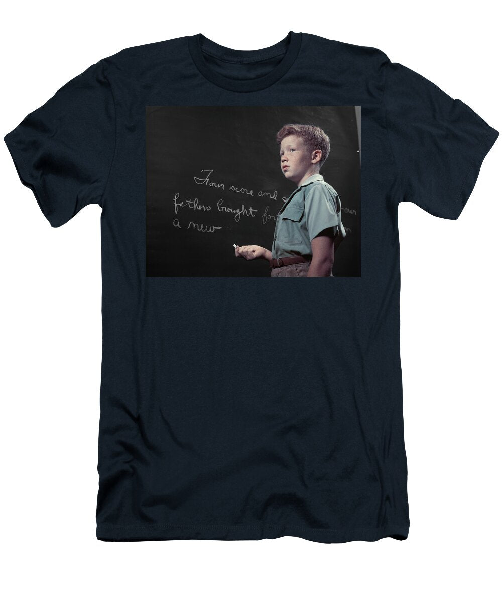 1950s Freckle Faced Red Haired Boy Vintage Images T-Shirt