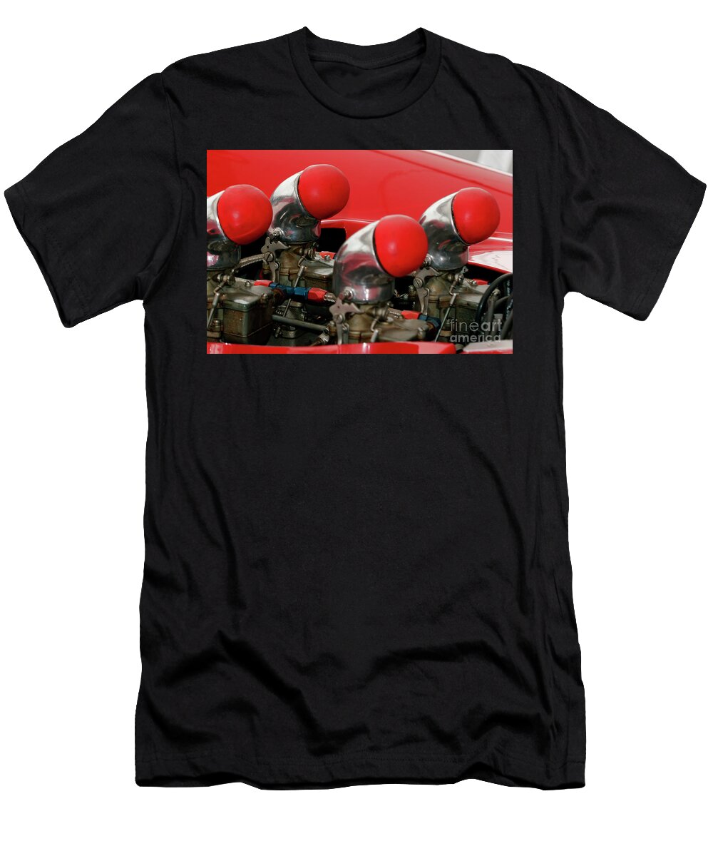 1950s Racing Motor Stromberg 97 Carburetors Lucie Collins T-Shirt