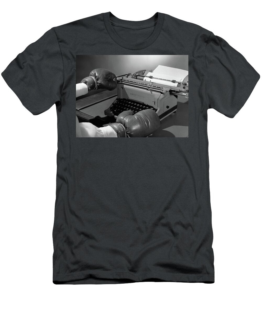 1950s Symbolic Hands Wearing Boxing Vintage Images T-Shirt