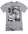 1950s Tired Exhausted Woman Housewife Vintage Images T-Shirt