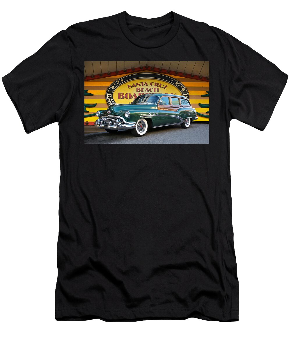 1952 Buick Estate Woody Wagon Dave Koontz T-Shirt