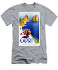 1952 Capri Italy Travel Poster Retro Graphics T-Shirt