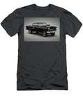 1955 Chevrolet Gasser Black Blown Post Sedan Cathy Anderson T-Shirt