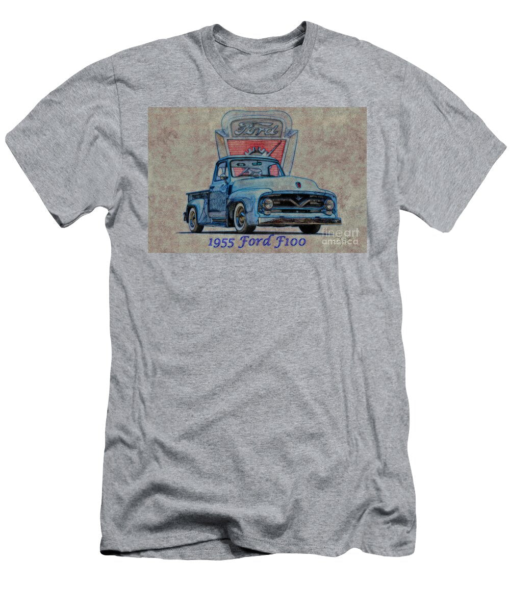 1955 Ford F100 Illustration 2 Dave Koontz T-Shirt