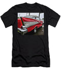 1957 Chevy Belair Tailfin Covered in Raindrops Full View Paul Ward T-Shirt