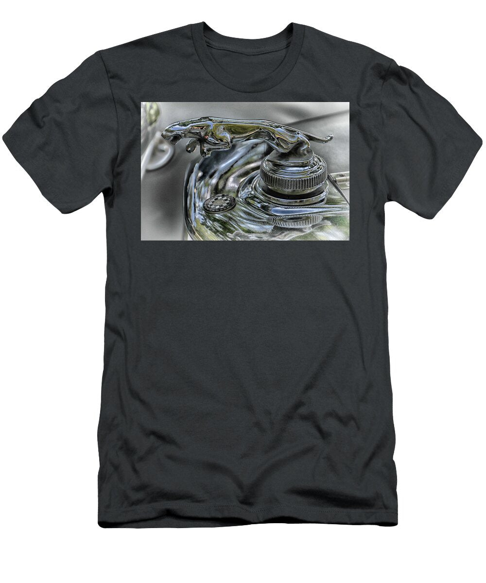 1957 Jaguar Roadster Hood Ornament Mike Martin T-Shirt