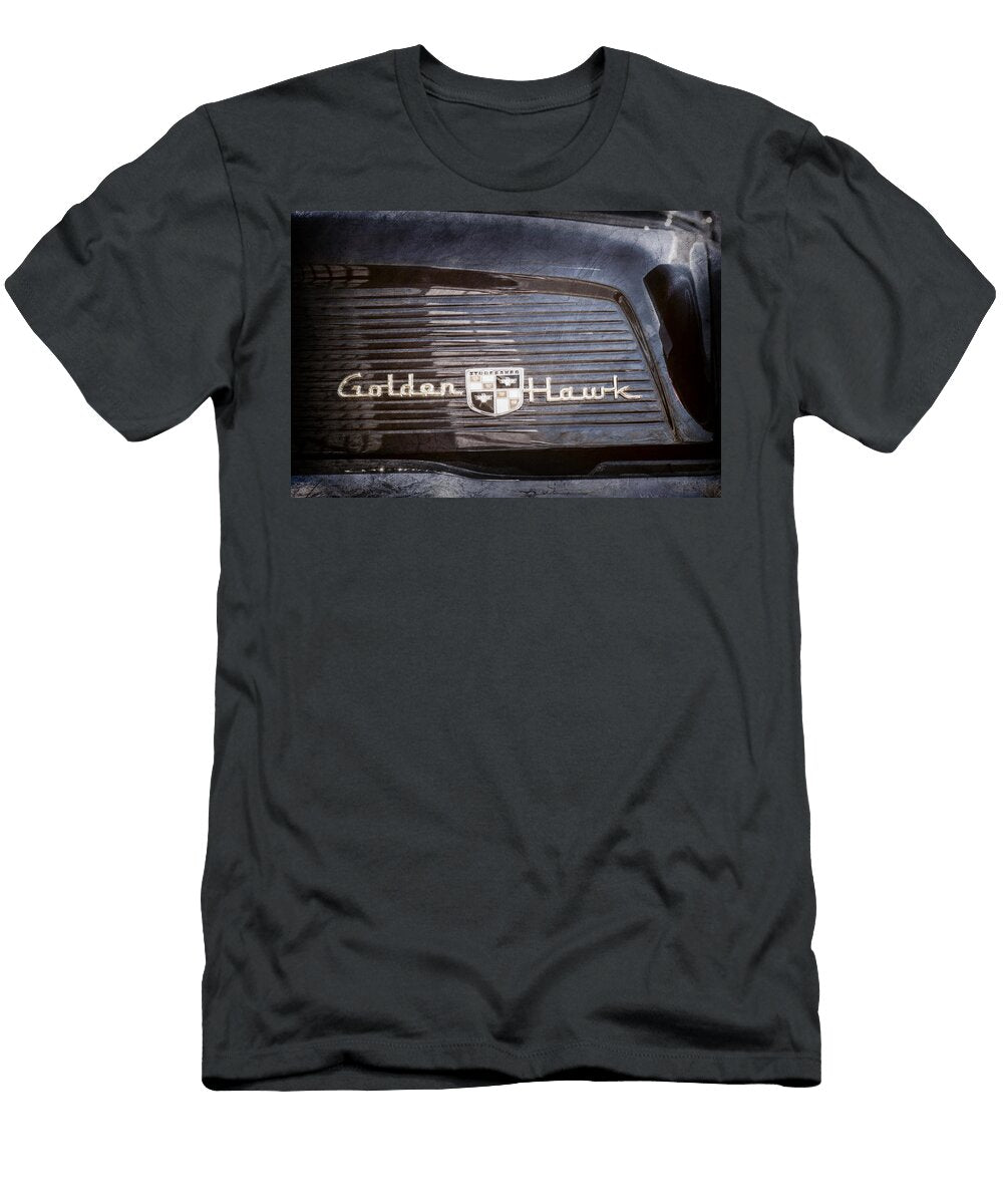 1957 Studebaker Golden Hawk Supercharged Sports Coupe Emblem 0756ac Jill Reger T-Shirt