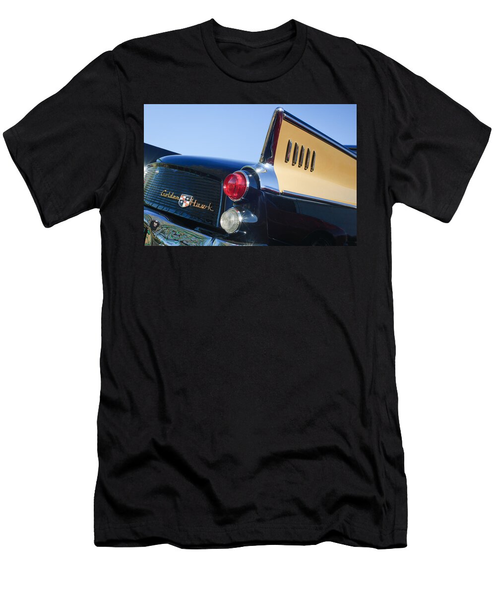 1957 Studebaker Golden Hawk Supercharged Sports Coupe Taillight Emblem Jill Reger T-Shirt