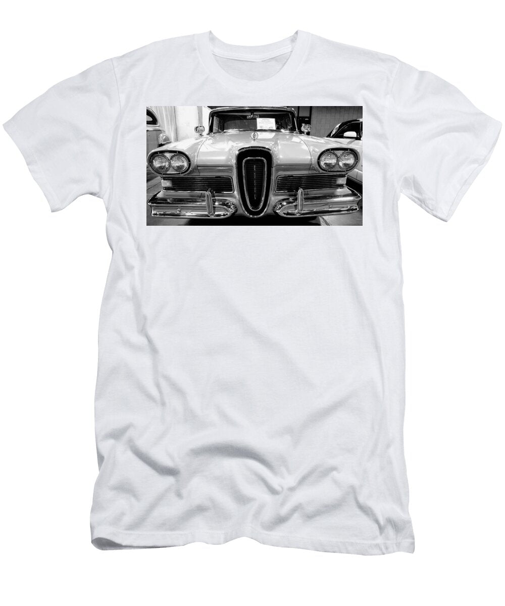 1958 Edsel Pacer Black and White John Straton T-Shirt