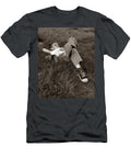 1960s Boy Sleeping in Grass Legs Vintage Images T-Shirt