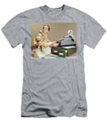 1960s Business Baby Sitting in Chair Vintage Images T-Shirt