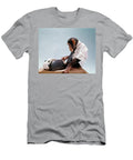 1960s Chimpanzee Using Office Adding Vintage Images T-Shirt