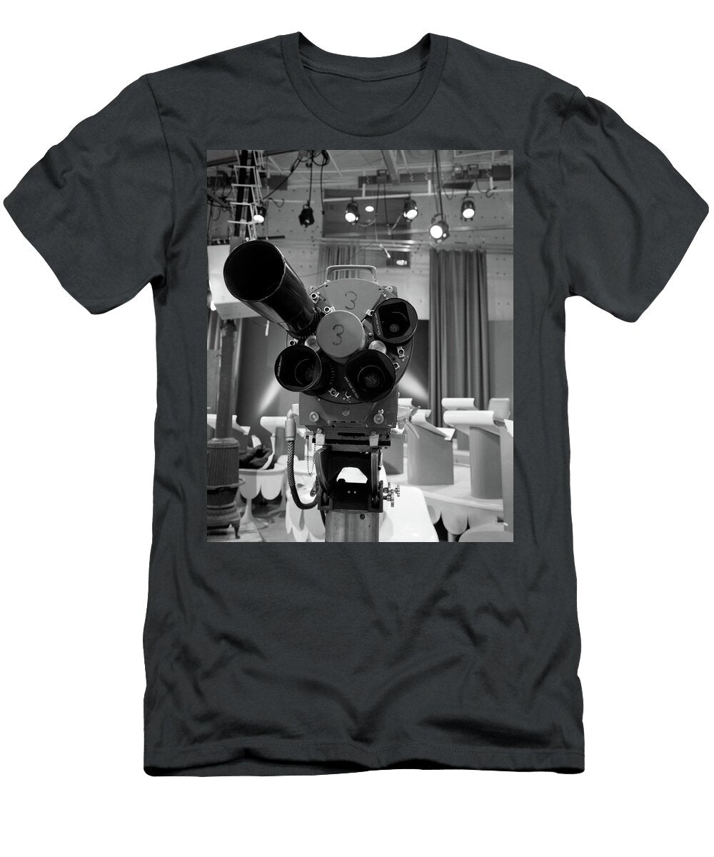 1960s Close Up of Tv Camera Lenses Vintage Images T-Shirt