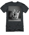 1960s Exhausted Sleepless Man Sitting Vintage Images T-Shirt
