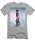 1960s Exhausted Woman Walking Dragging Vintage Images T-Shirt