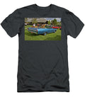 1963 Pontiac Bonneville Blue Convertible Nick Gray T-Shirt