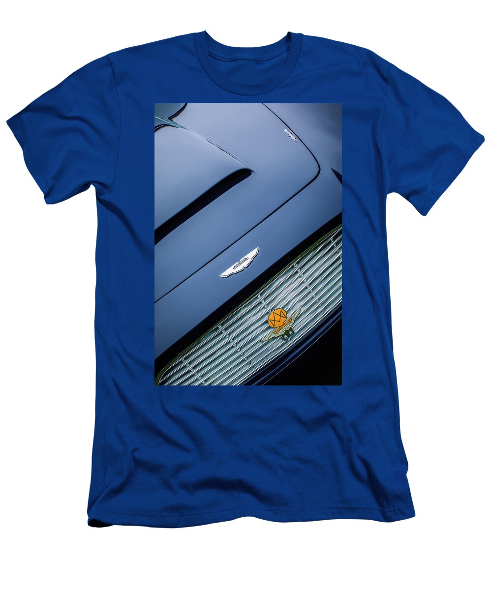 1965 Aston Martin Short Chassis Volante Hood Emblem 1172c Jill Reger T-Shirt