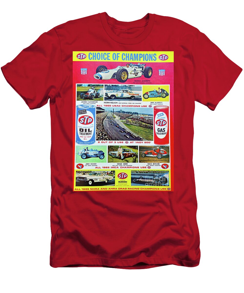 1965 Stp Champions Ad David Lee Thompson T-Shirt