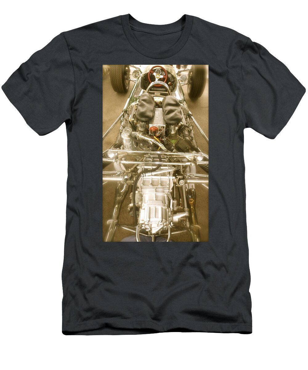 1967 Graham Hill Lotus Cosworth 49 Engine and Chassis John Colley T-Shirt