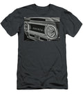 1967 Toyota Land Cruiser Logo Black and White Nick Gray T-Shirt