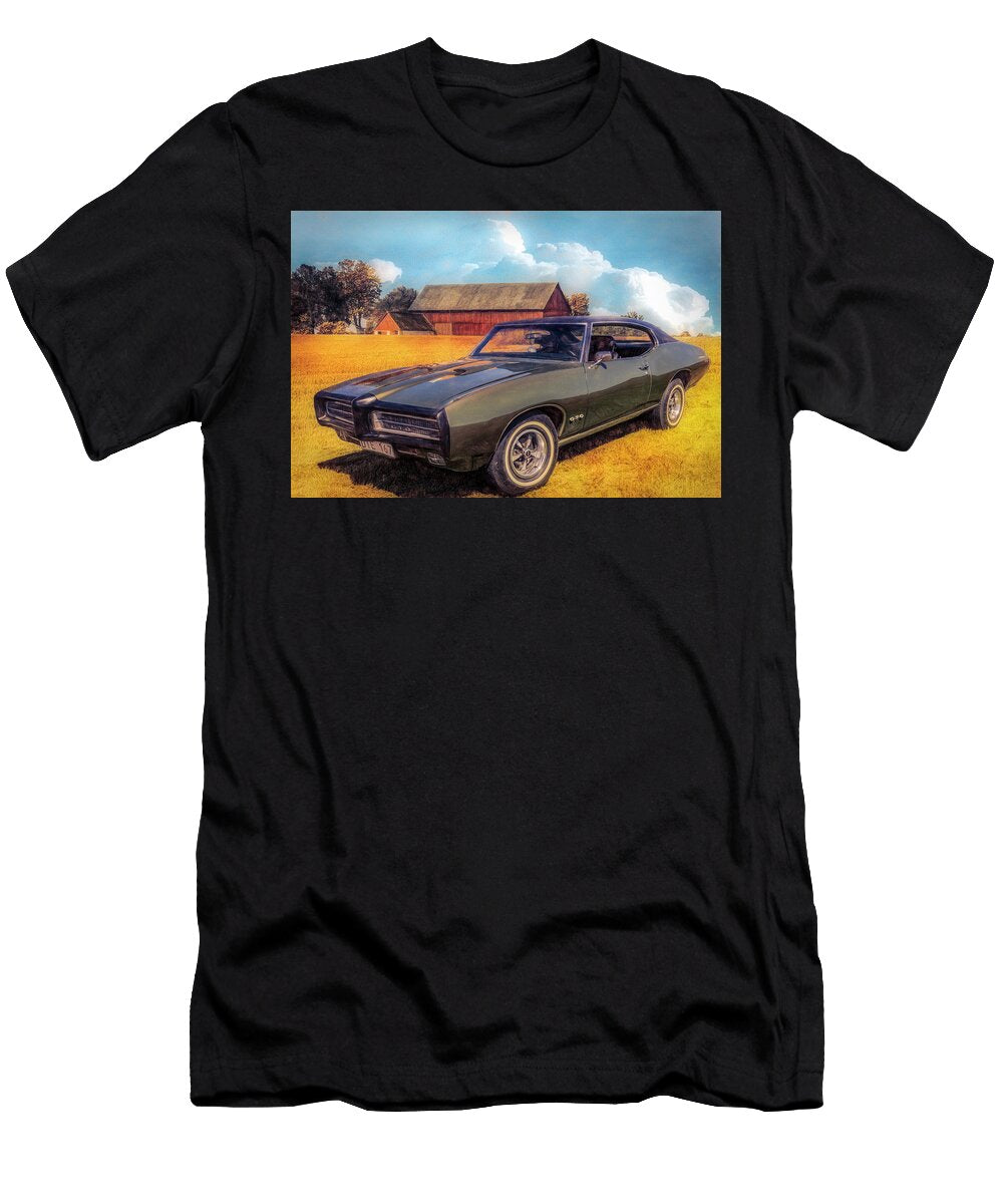 1969 Pontiac Gto Painting Debra and Dave Vanderlaan T-Shirt
