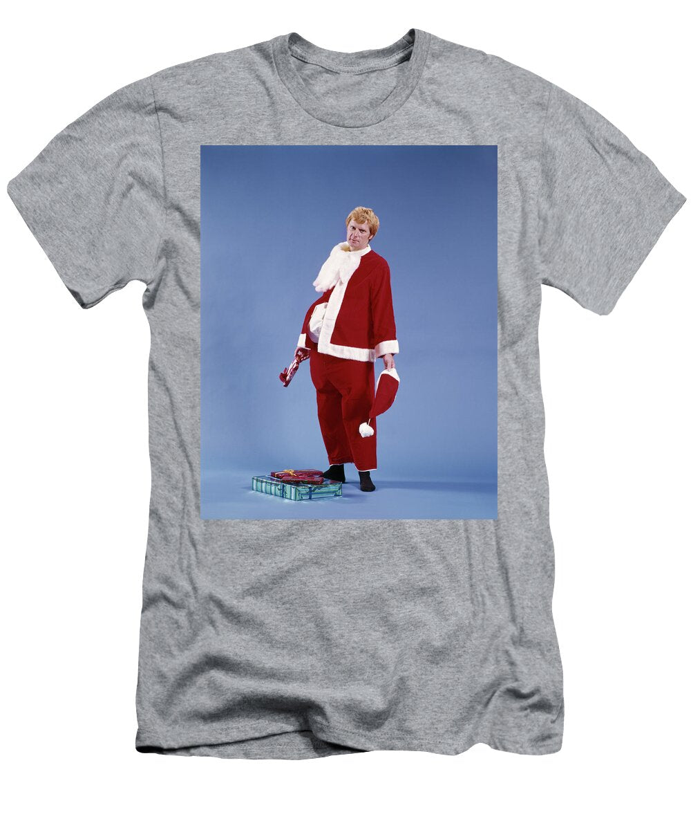 1970s Exhausted Man Father in Santa Vintage Images T-Shirt