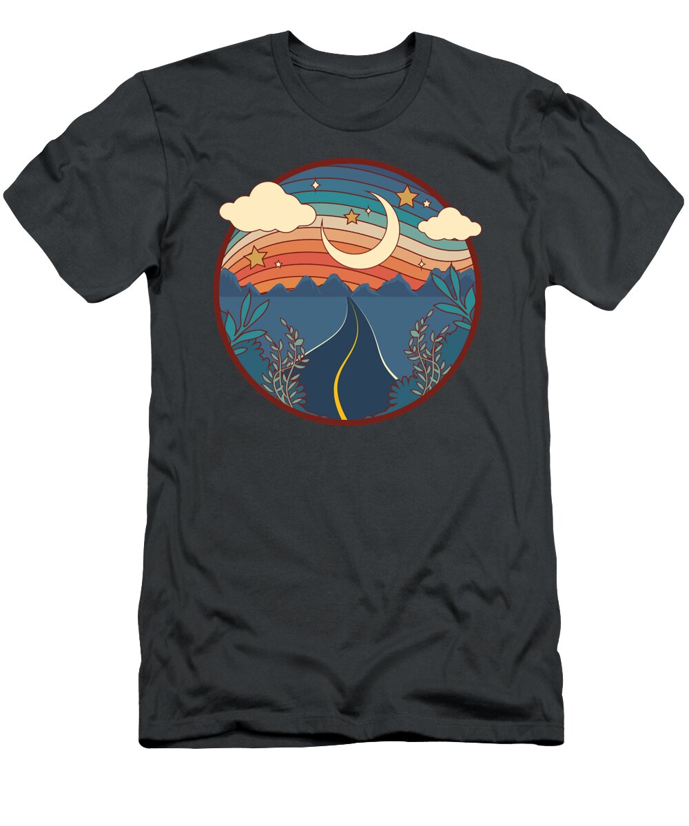 1970s Moon Stars and Road Khiet Luat Ngo T-Shirt