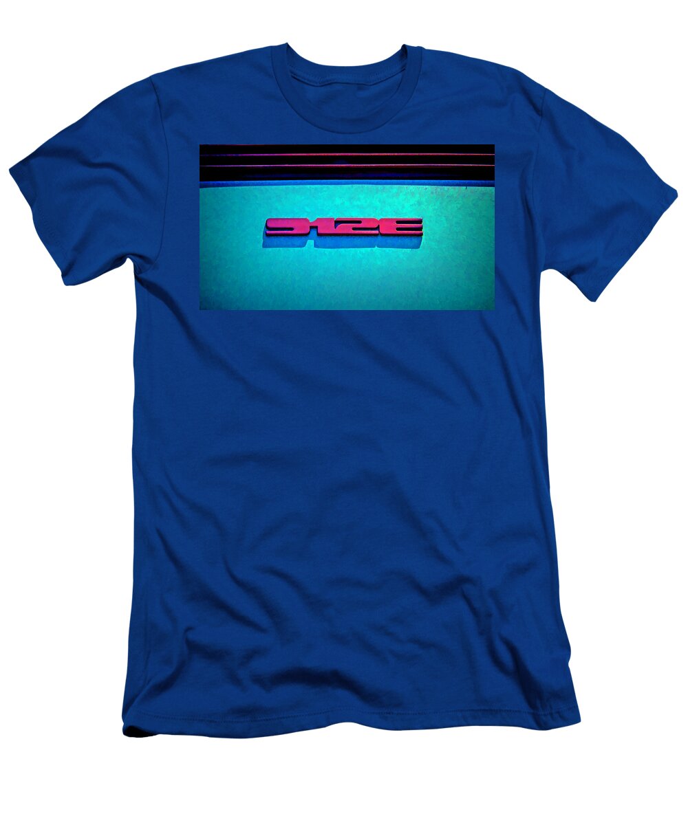 1976 Porsche 912 E Logo and Emblem Nick Gray T-Shirt