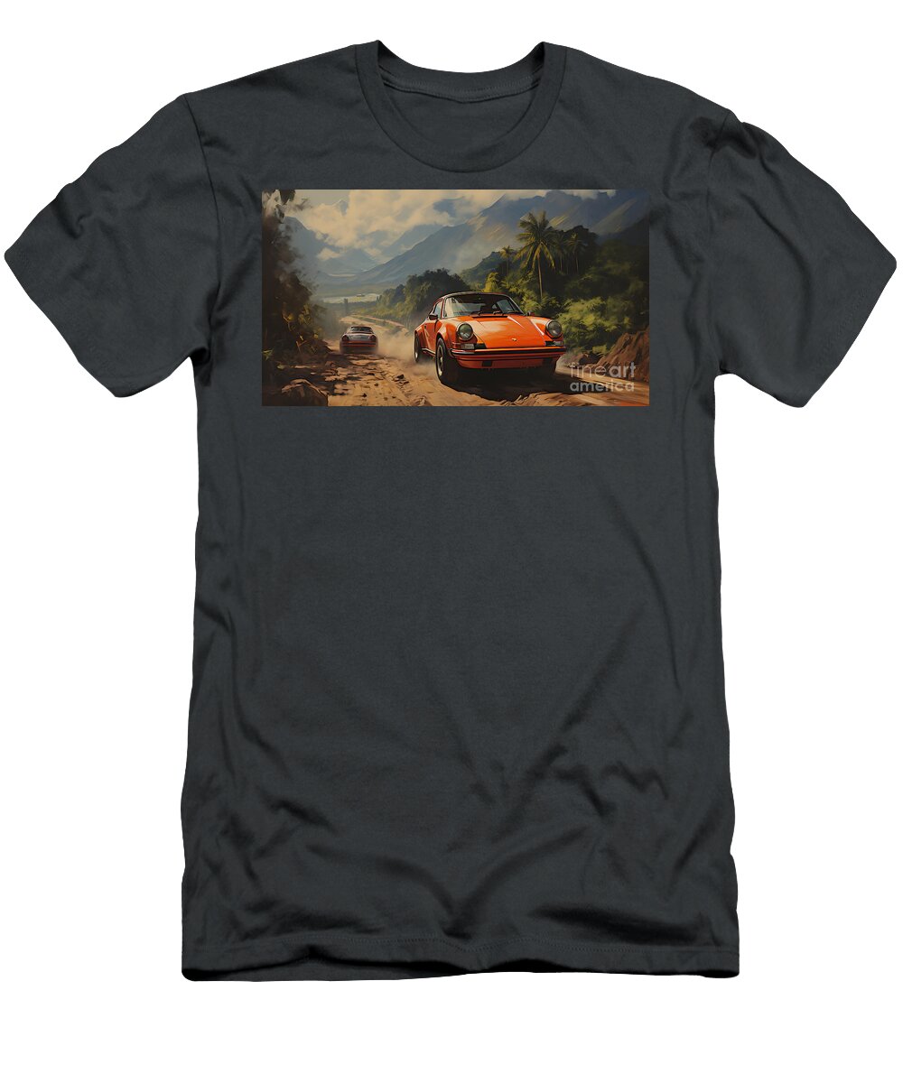 1979 Porsche 930 30l I6 Turbocharged Sports By Asar Studios Celestial Images T-Shirt