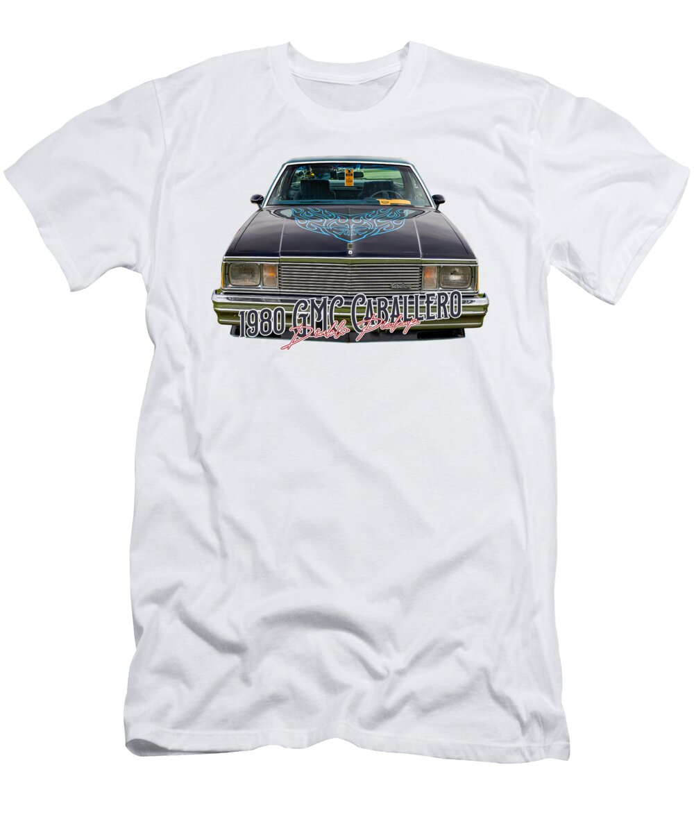 1980 Gmc Caballero Diablo Pickup Gestalt Imagery T-Shirt