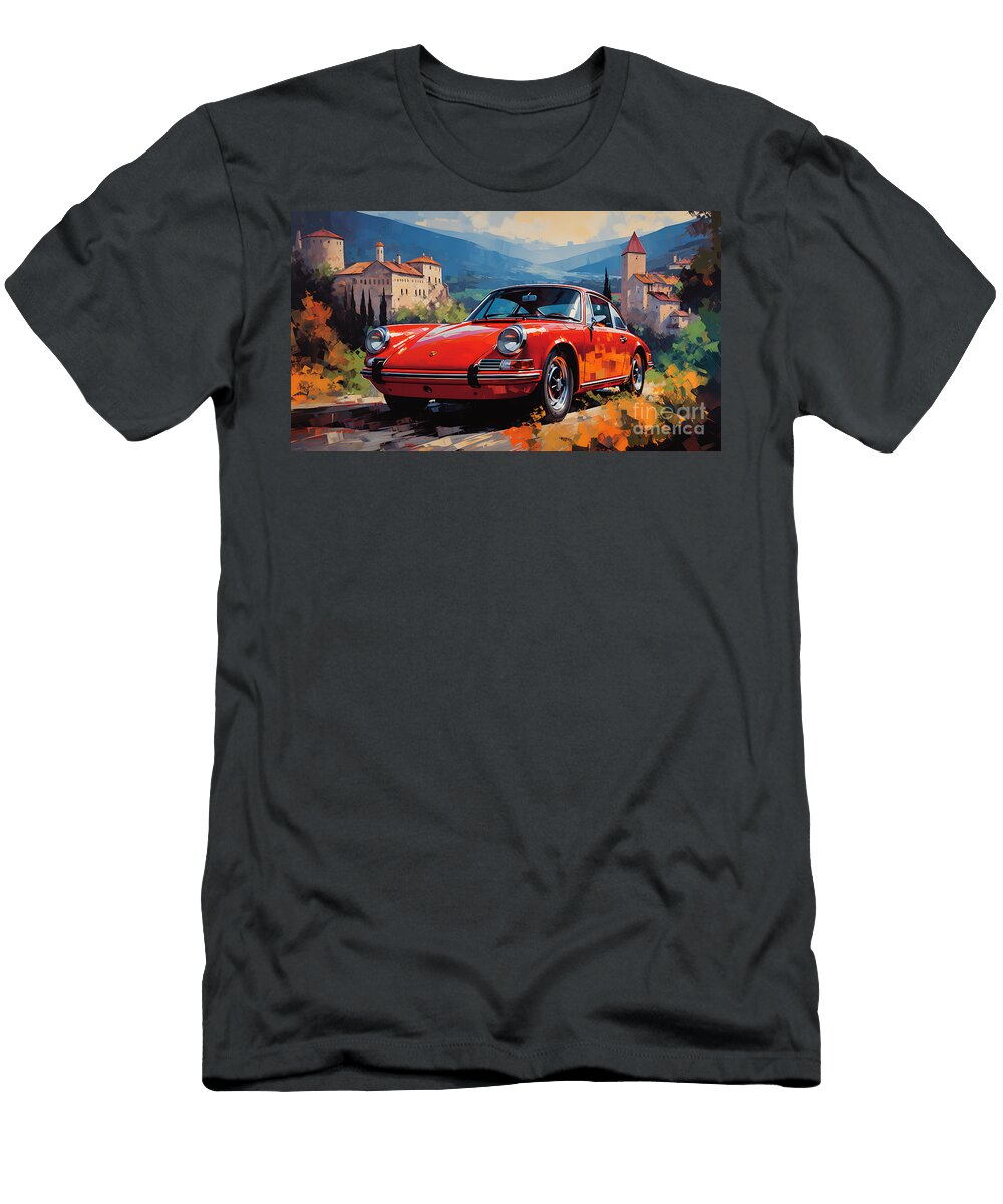 1982 Porsche 959 28l I6 Turbocharged Sports By Asar Studios Celestial Images T-Shirt