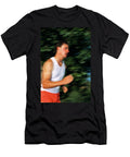 1990s Blurred View of Tired Man Jogger Vintage Images T-Shirt