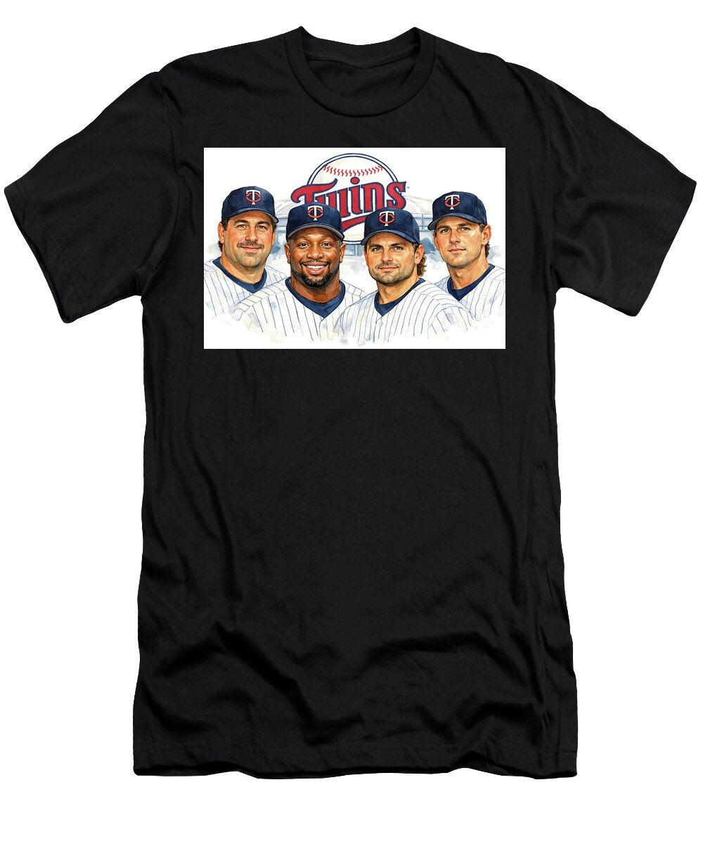 1990s Top 4 Twins Legends All Sports T-Shirt