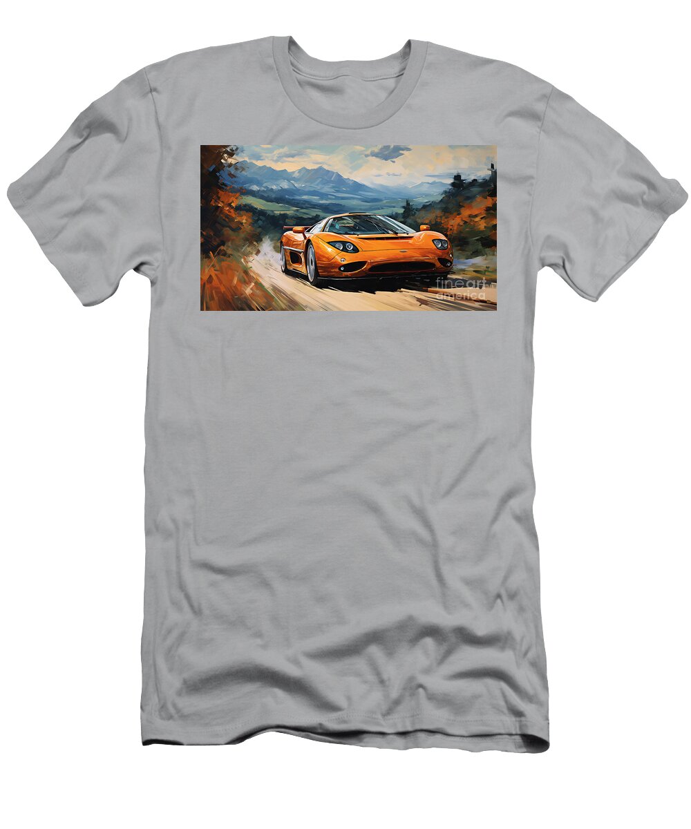 1992 Jaguar Xj220 35l V6 Twin Turbocharged Sup By Asar Studios Celestial Images T-Shirt