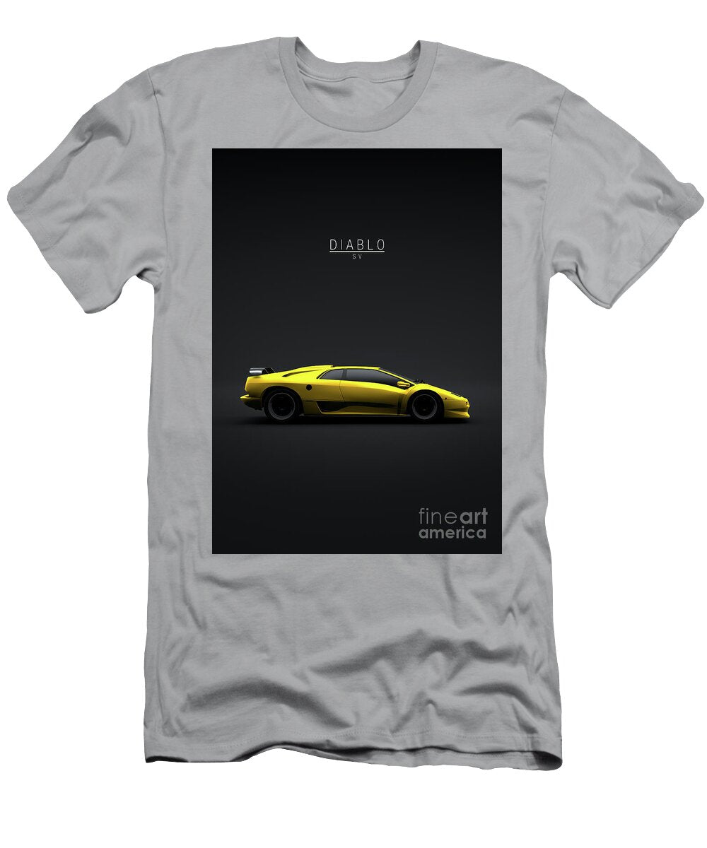 1997 Lamborghini Diablo Sv Yellow Mihai Maxim T-Shirt