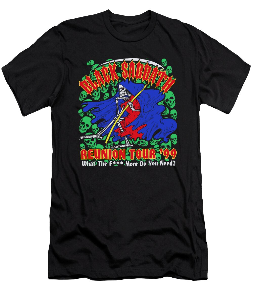 1999 Black Sabbath What the Fuck More Do You Need Tour Donavon Hagenes T-Shirt