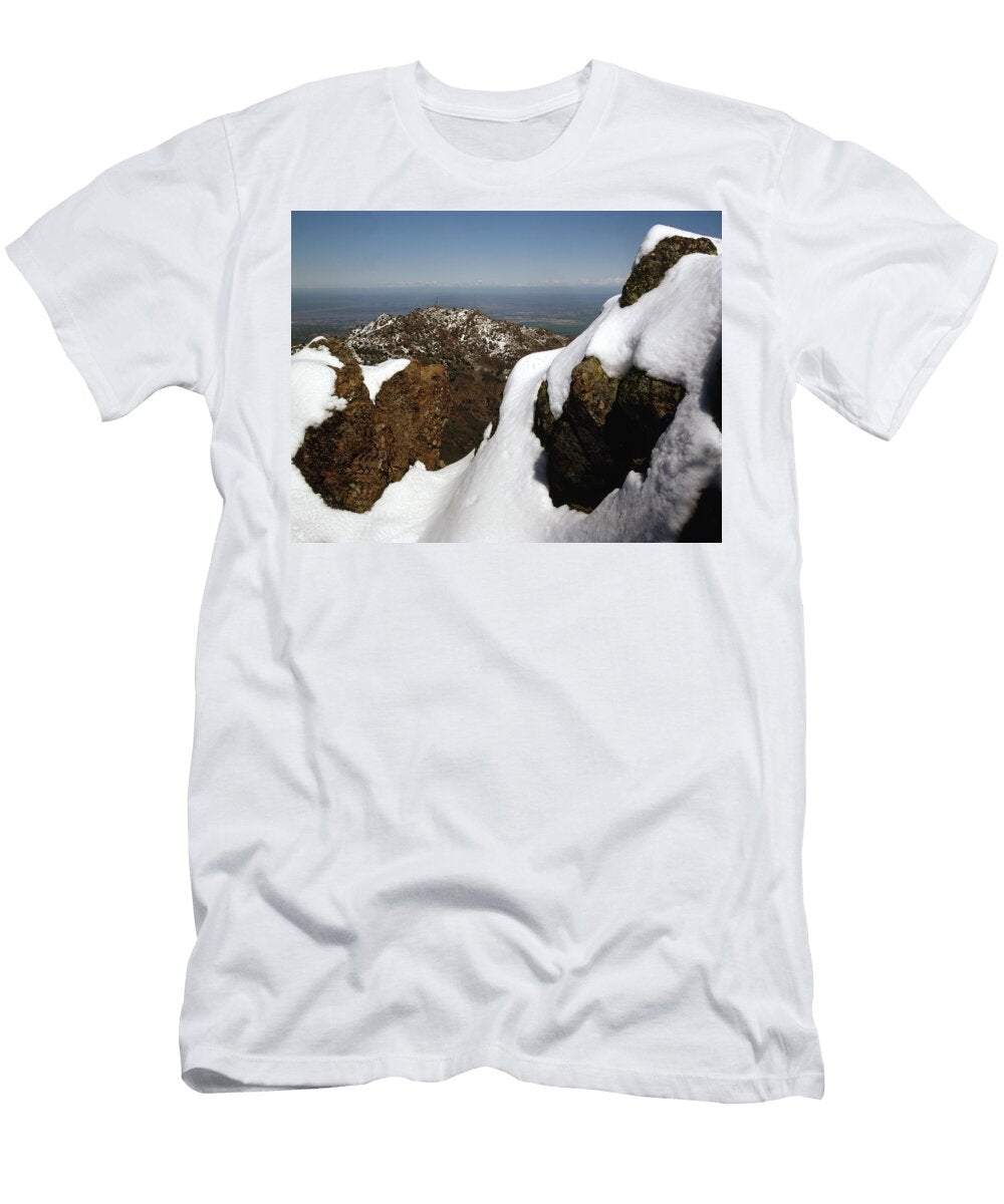 1a6485 Snow on Mt Diablo Ca Ed Cooper Photography T-Shirt